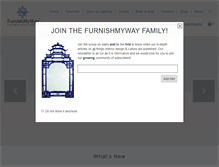 Tablet Screenshot of furnishmyway.com